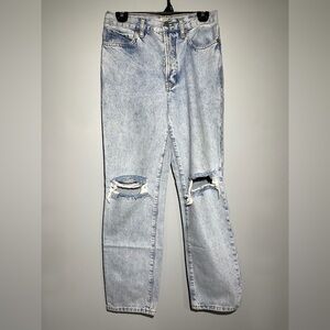 Mango Light Blue Distressed Men's Jeans